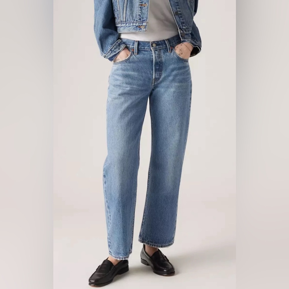 Levi's Premium 501 90's Ankle Women's straight size 29 Sweetest Taboo color